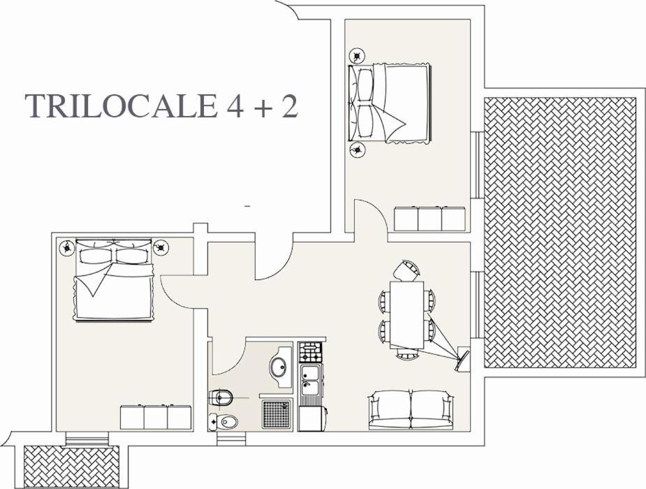 Residence Caterina Cattolica Ngoại thất bức ảnh